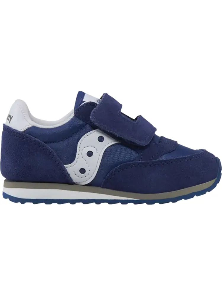 Кроссовки Saucony Jazz Hook & Loop Little Kid Navy White — изображение 1 из 1, синий