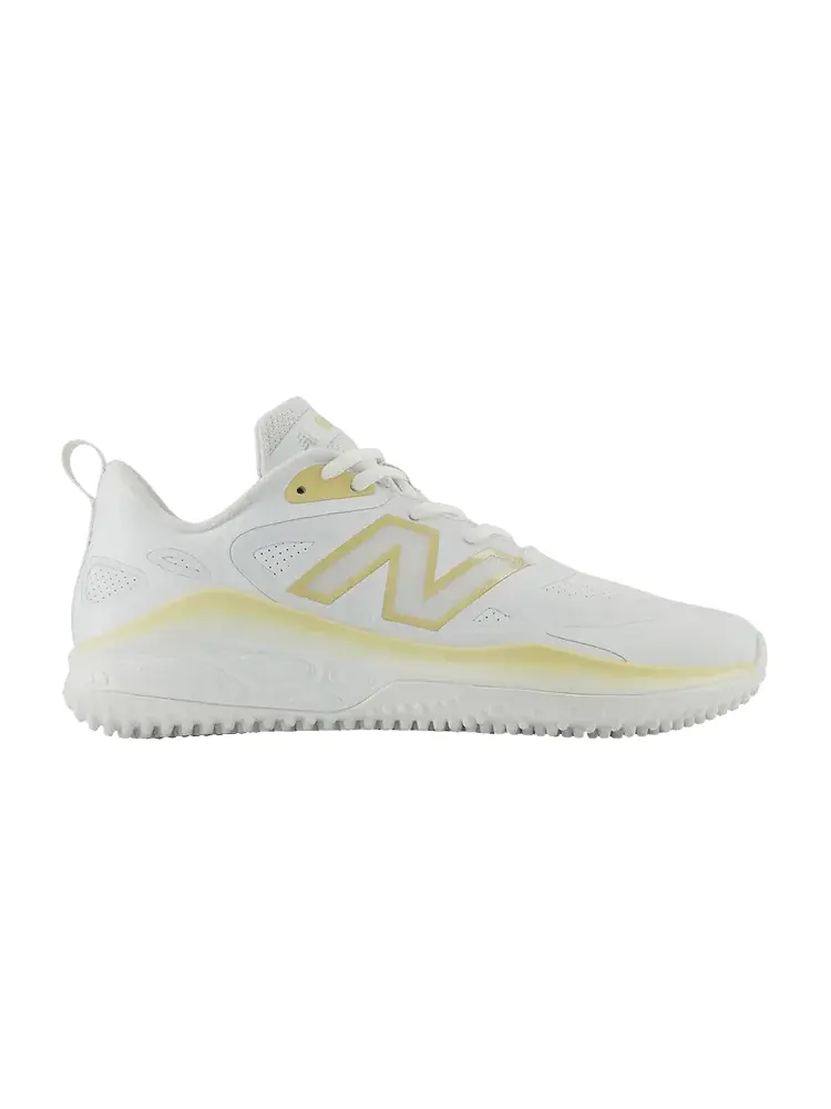 Кроссовки New Balance Wmns Fresh Foam Velo v4 TF White Team Gold — изображение 1 из 1, белый золотистый