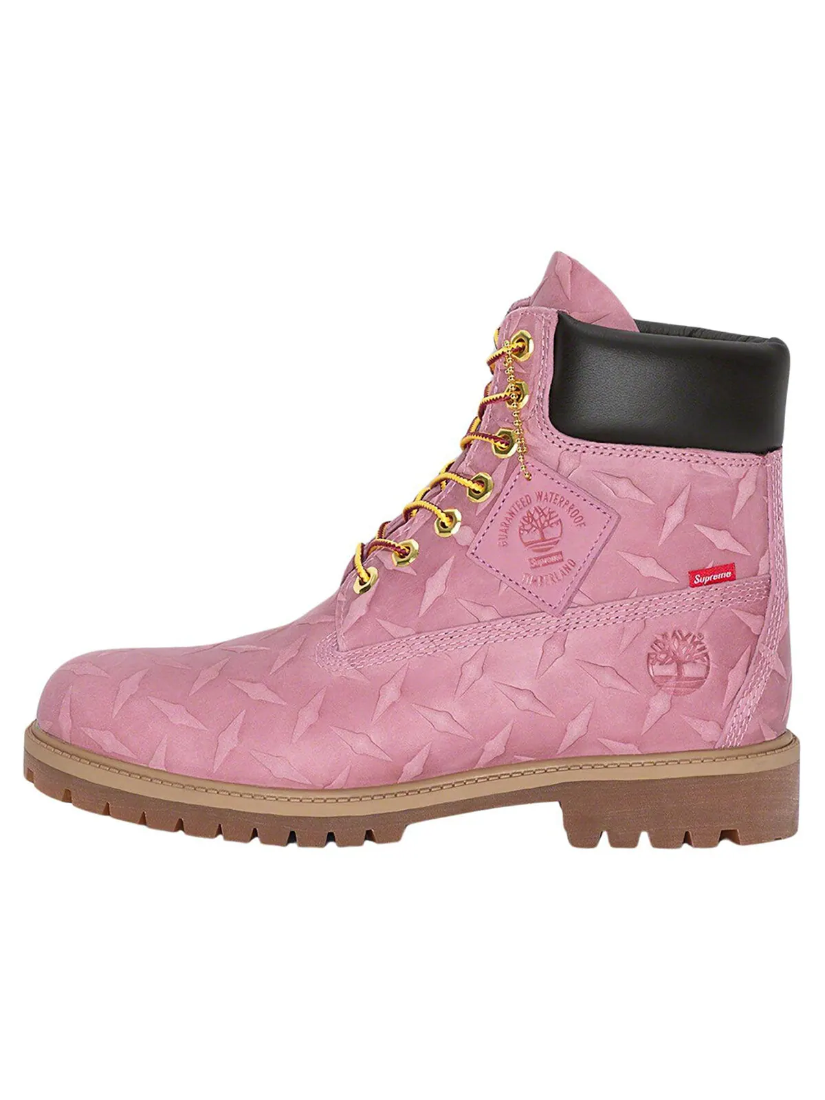 Ботинки Timberland x Supreme водоотталкивающие из нубука — изображение 1 из 2, розовый