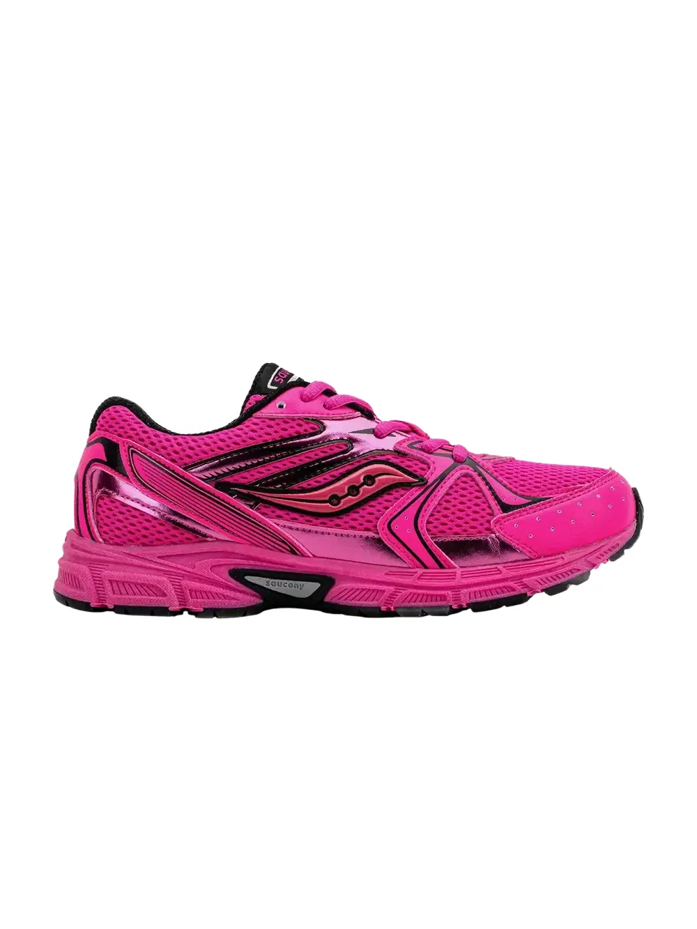 Кроссовки Saucony Grid Ride Millennium Big Kid — изображение 1 из 1, розовый/черный