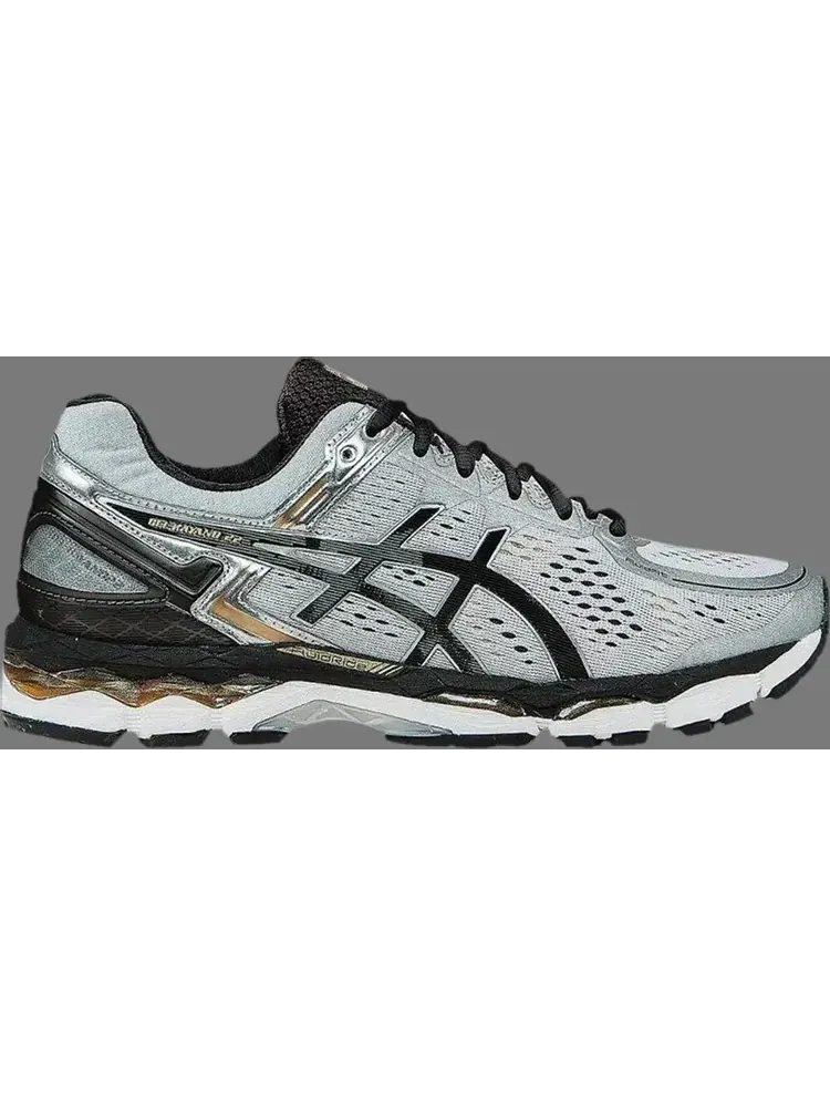 Кроссовки gel kayano 22 'silver black gold' Asics — изображение 1 из 1, серебряный