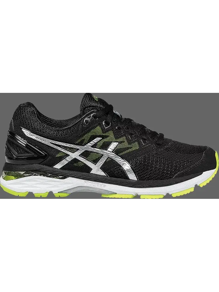 Кроссовки gt 2000 4 'black lime silver' Asics — изображение 1 из 1, черный