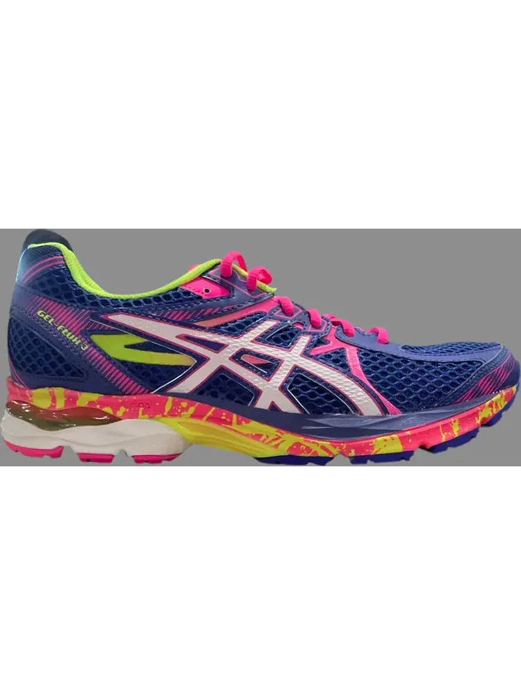 Кроссовки wmns gel flux 3 'surf the web flash yellow' Asics — изображение 1 из 1, синий