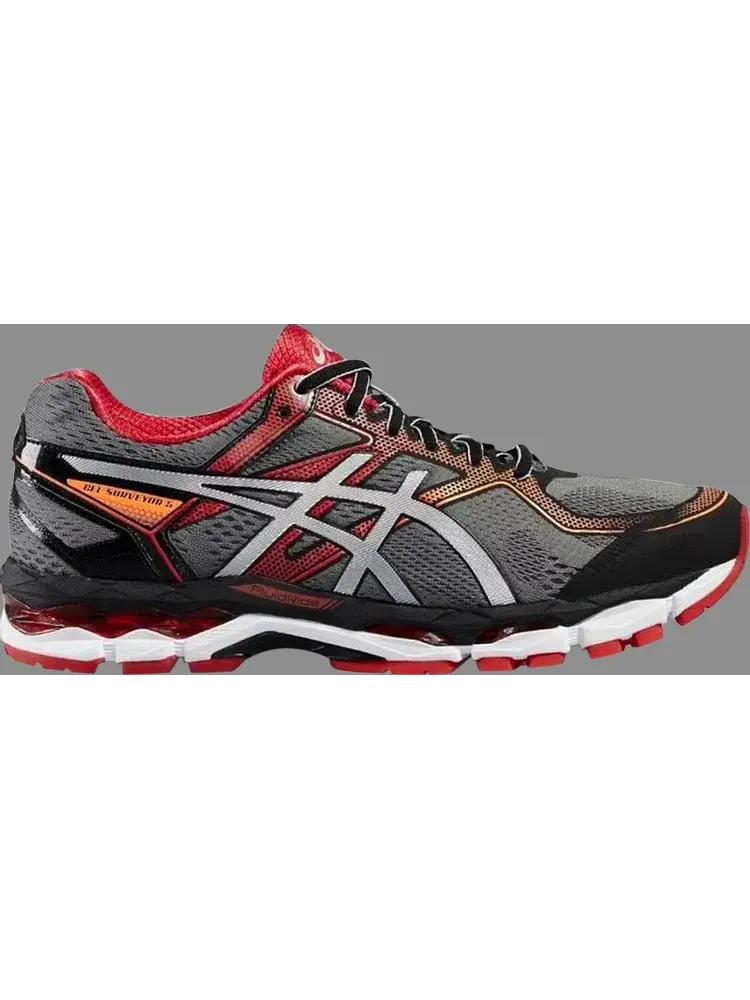 Кроссовки gel surveyor 5 'black silver vermilion' Asics — изображение 1 из 1, серый