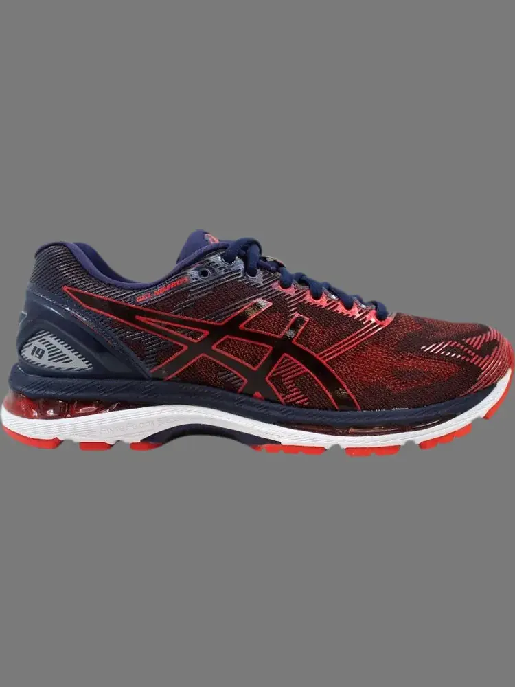 Кроссовки gel nimbus 19 'peacoat red clay' Asics — изображение 1 из 1, красный