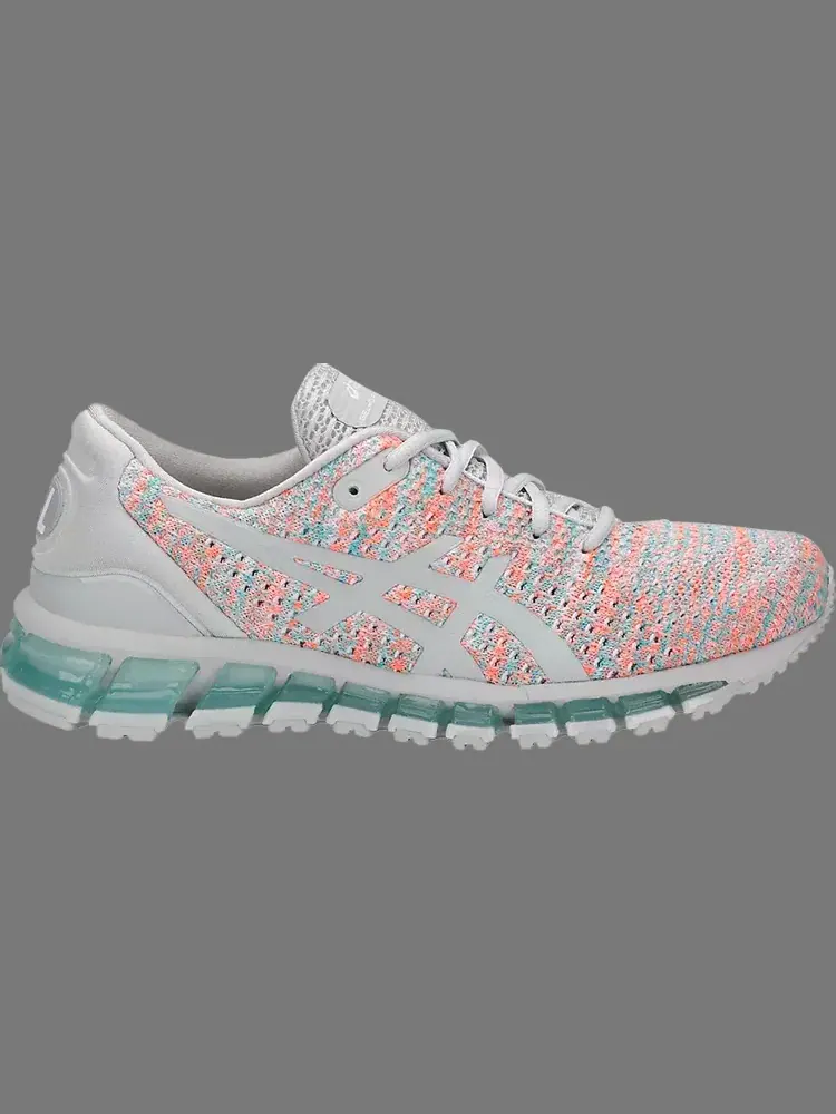 Кроссовки wmns gel quantum 360 knit 2 'glacier grey aruba blue' Asics — изображение 1 из 1, серый