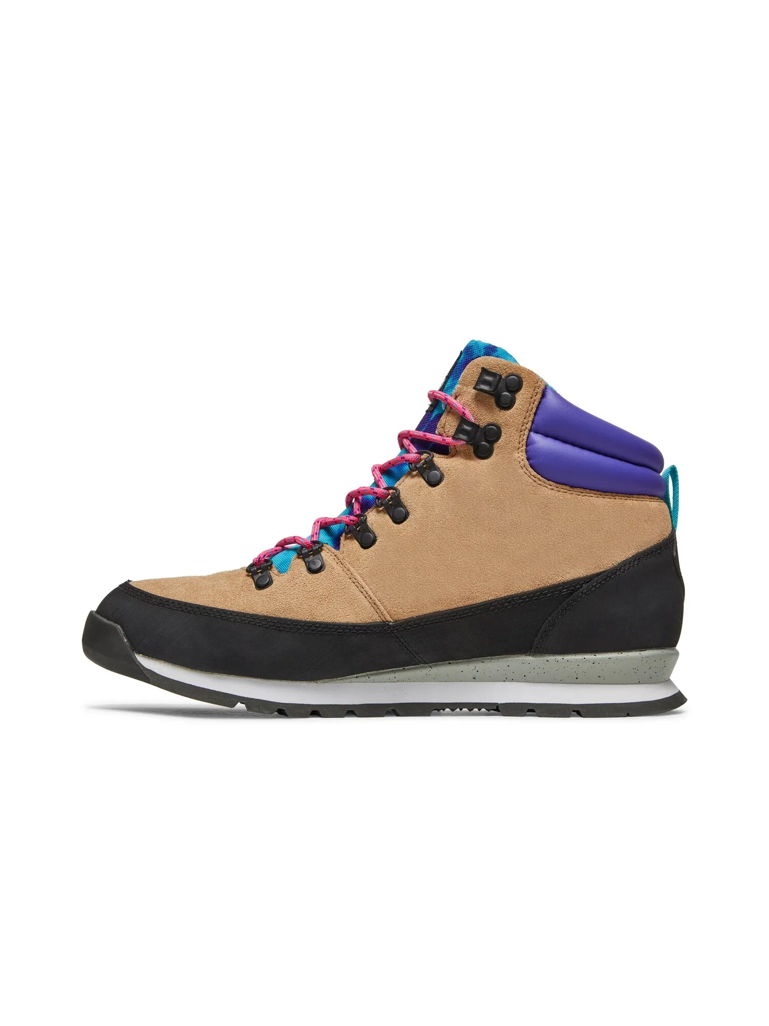 Женские ботинки The North Face SNS x Back To Berkeley из нубука комбинированные — изображение 3 из 8, хаки/черный/фиолетовый