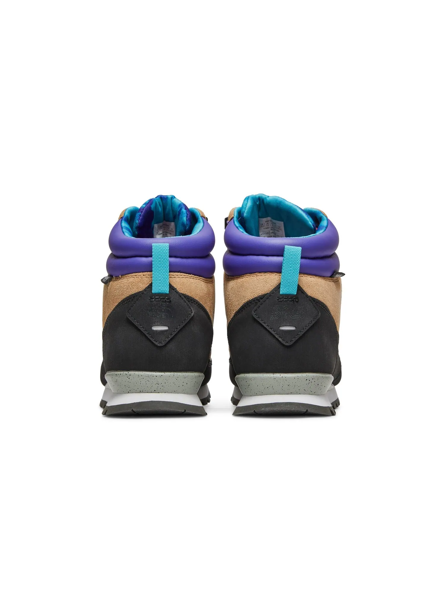 Женские ботинки The North Face SNS x Back To Berkeley из нубука комбинированные — изображение 6 из 8, хаки/черный/фиолетовый