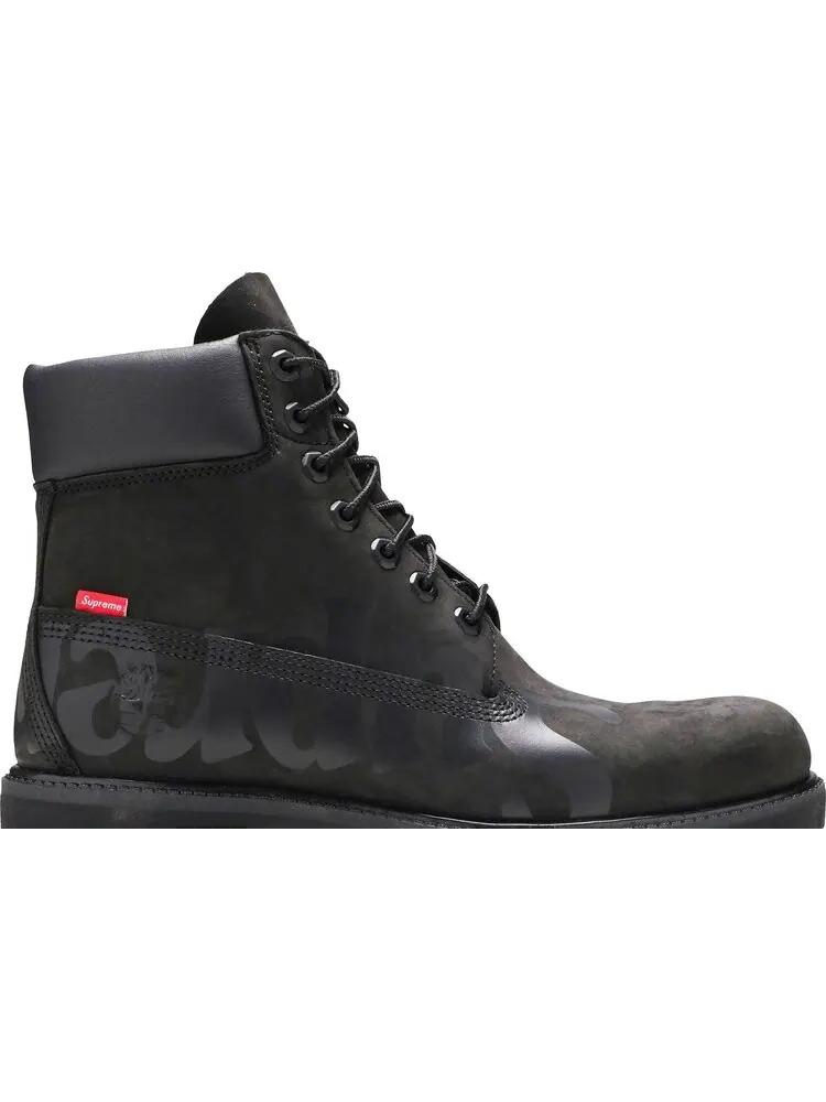 Ботинки мужские Timberland Supreme высокие на шнуровке — изображение 2 из 8, черный