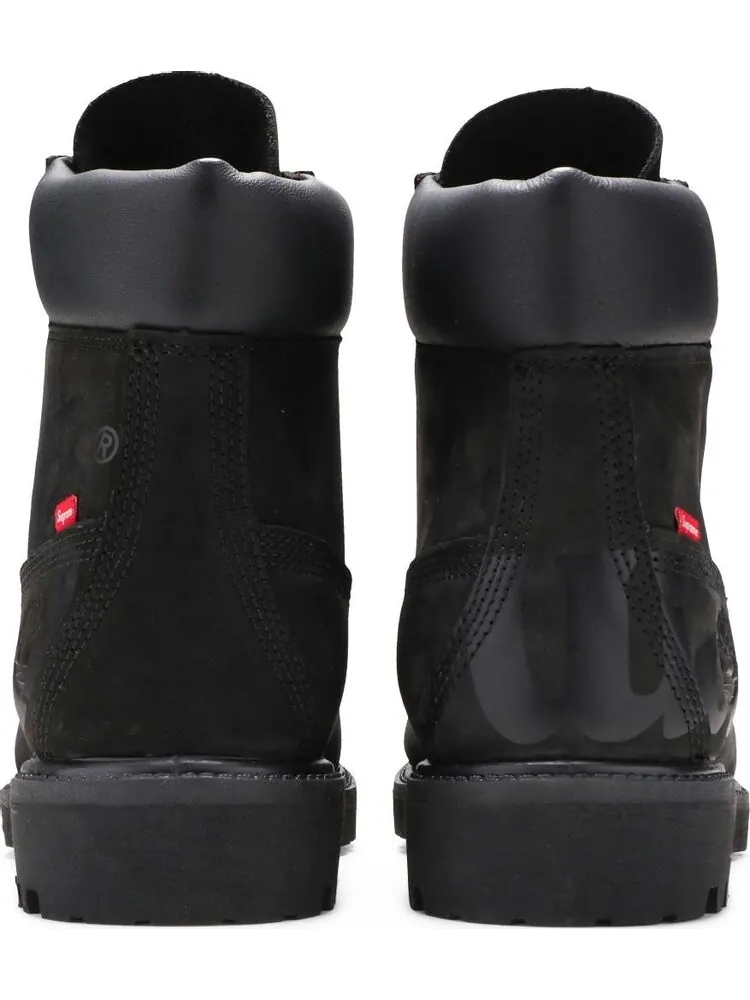 Ботинки мужские Timberland Supreme высокие на шнуровке — изображение 6 из 8, черный