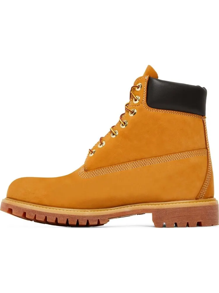 Ботинки мужские Timberland шнуровка пшеничный — изображение 3 из 9, коричневый