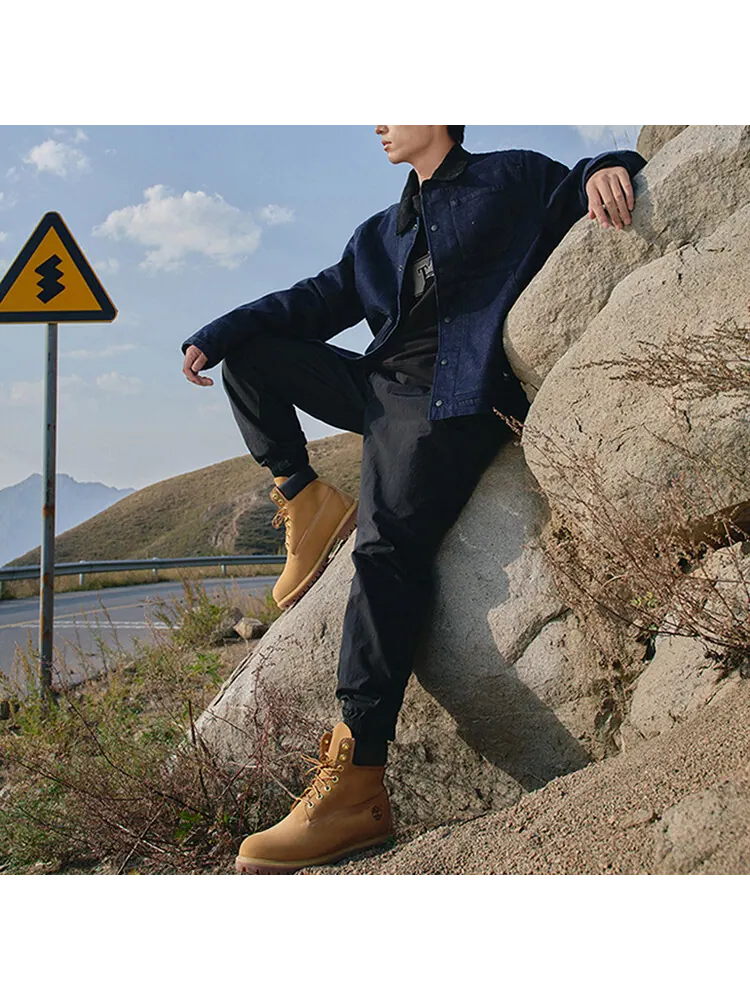 Мужские ботинки Timberland с оранжевой подошвой — изображение 12 из 15, пшеница