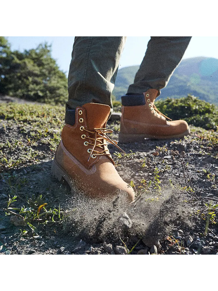 Мужские ботинки Timberland с оранжевой подошвой — изображение 14 из 15, пшеница