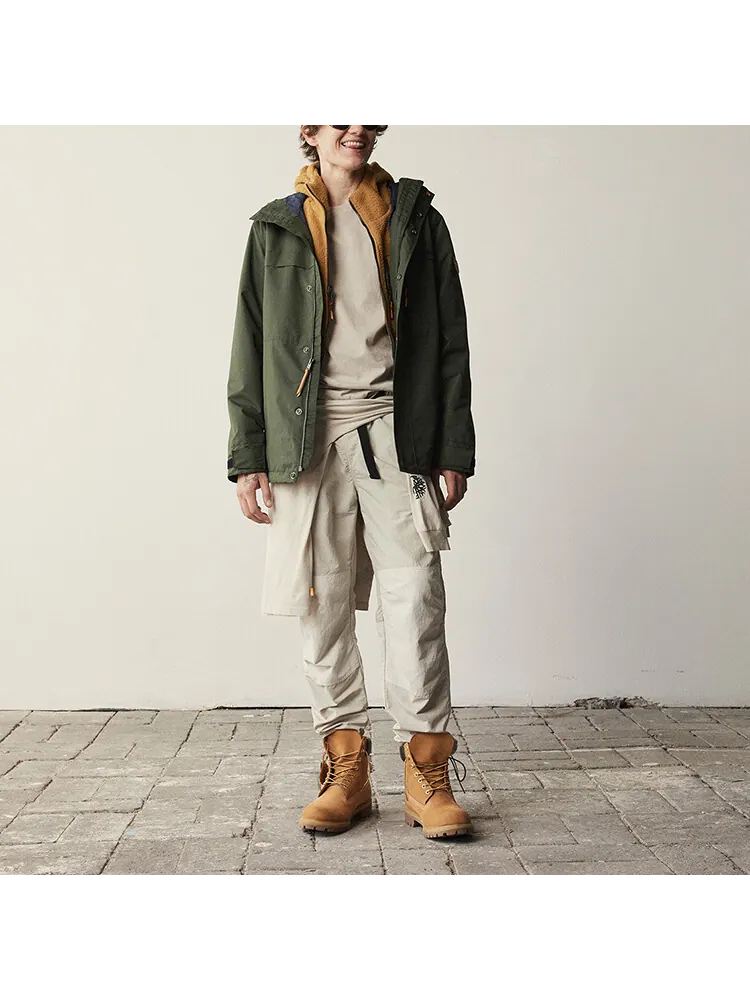 Мужские ботинки Timberland с оранжевой подошвой — изображение 10 из 15, пшеница