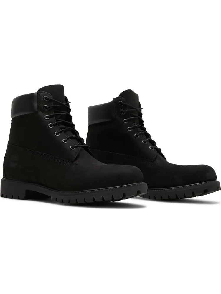 Ботинки мужские Timberland Premium водонепроницаемые кожаные черные — изображение 8 из 9, черный