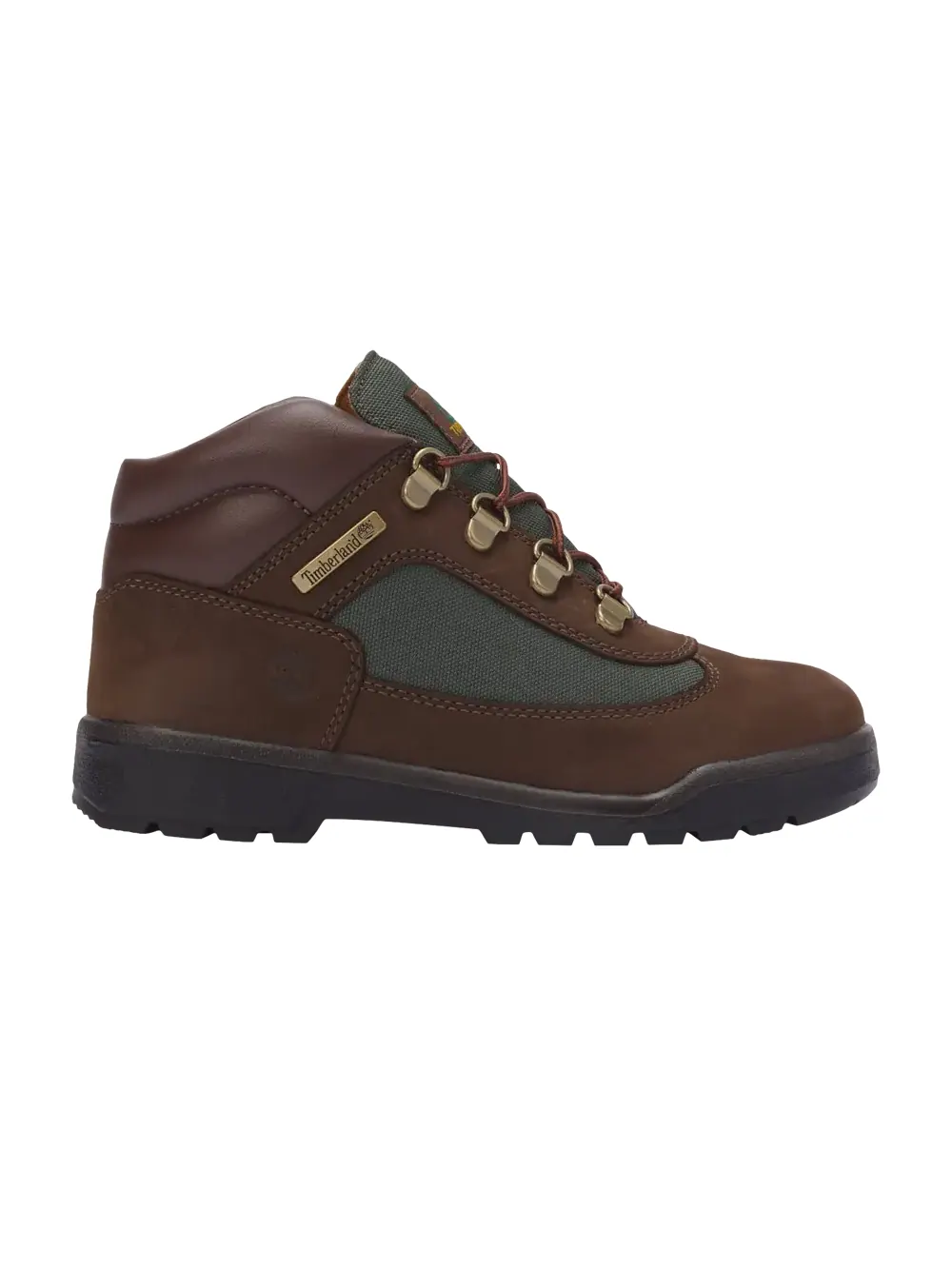 Ботинки Timberland Field подростковые, нубук — изображение 1 из 1, зеленый