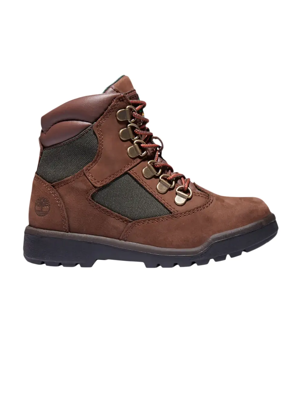 Ботинки Timberland 6 Inch Field, подростковые, коричневый/оливковый — изображение 1 из 1