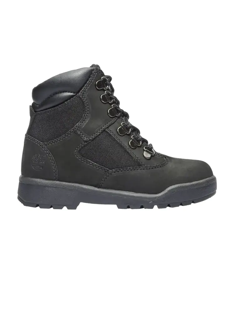 Ботинки Timberland 6 Inch Field Boot Youth Black — изображение 1 из 1, черный