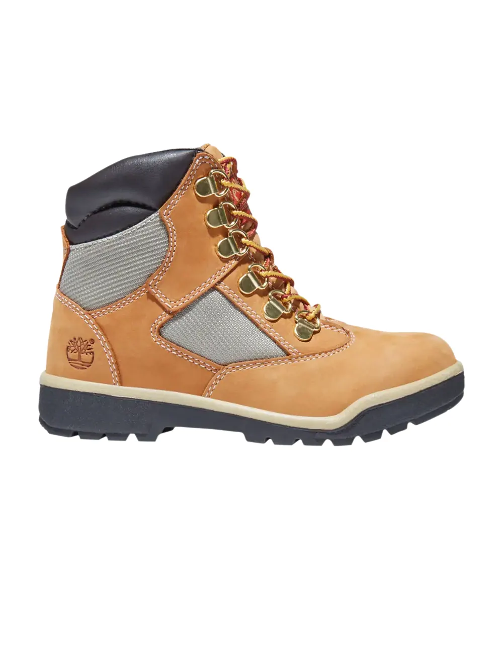 Ботинки детские Timberland Field 6 Inch, нубук — изображение 1 из 1, пшеница