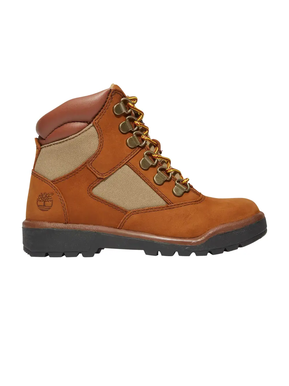 Ботинки детские Timberland Field 6 Inch, нубук — изображение 1 из 1, коричневый
