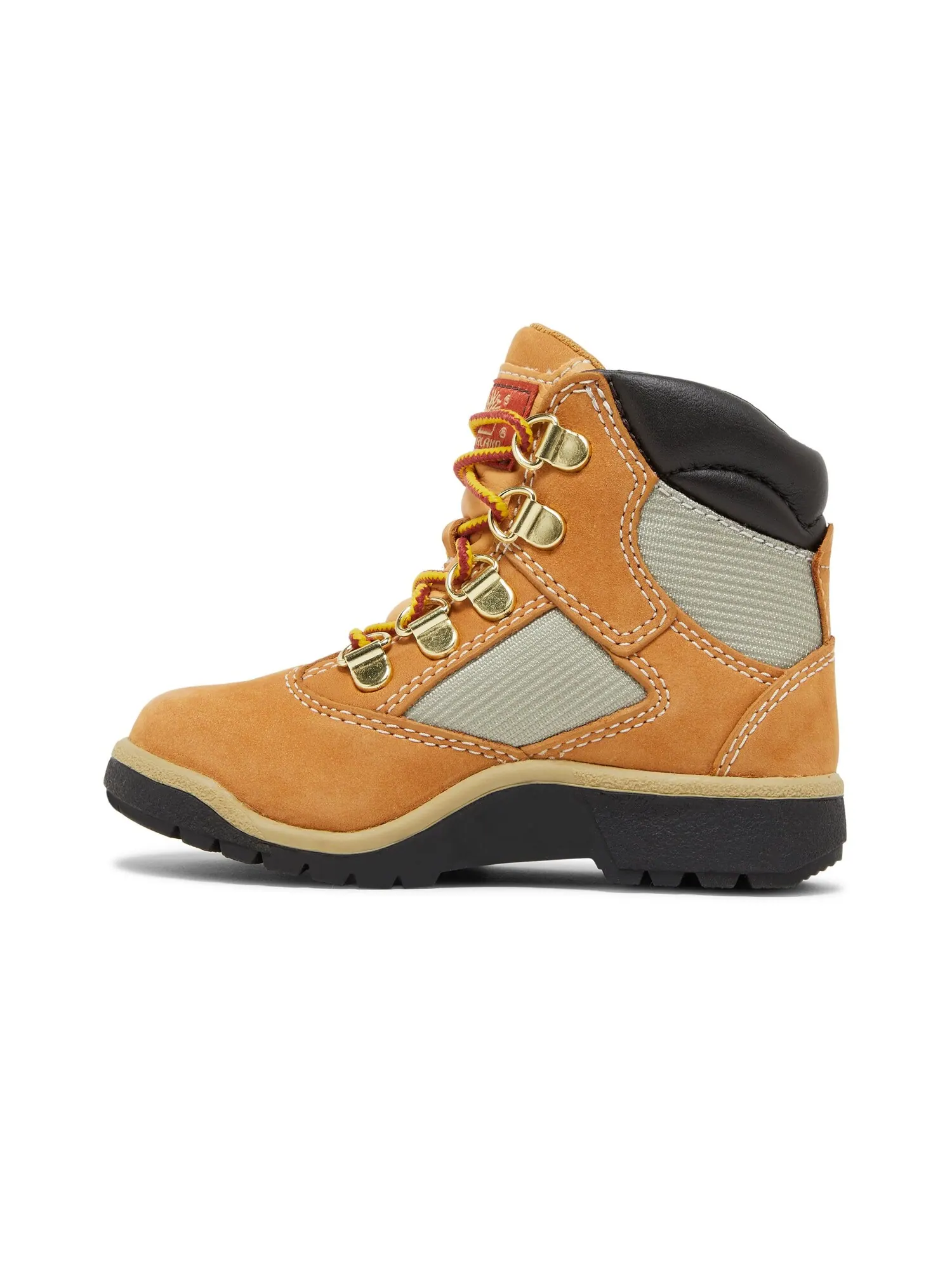 Ботинки Timberland 6 Inch Field для малышей, нубук — изображение 3 из 8, пшеница
