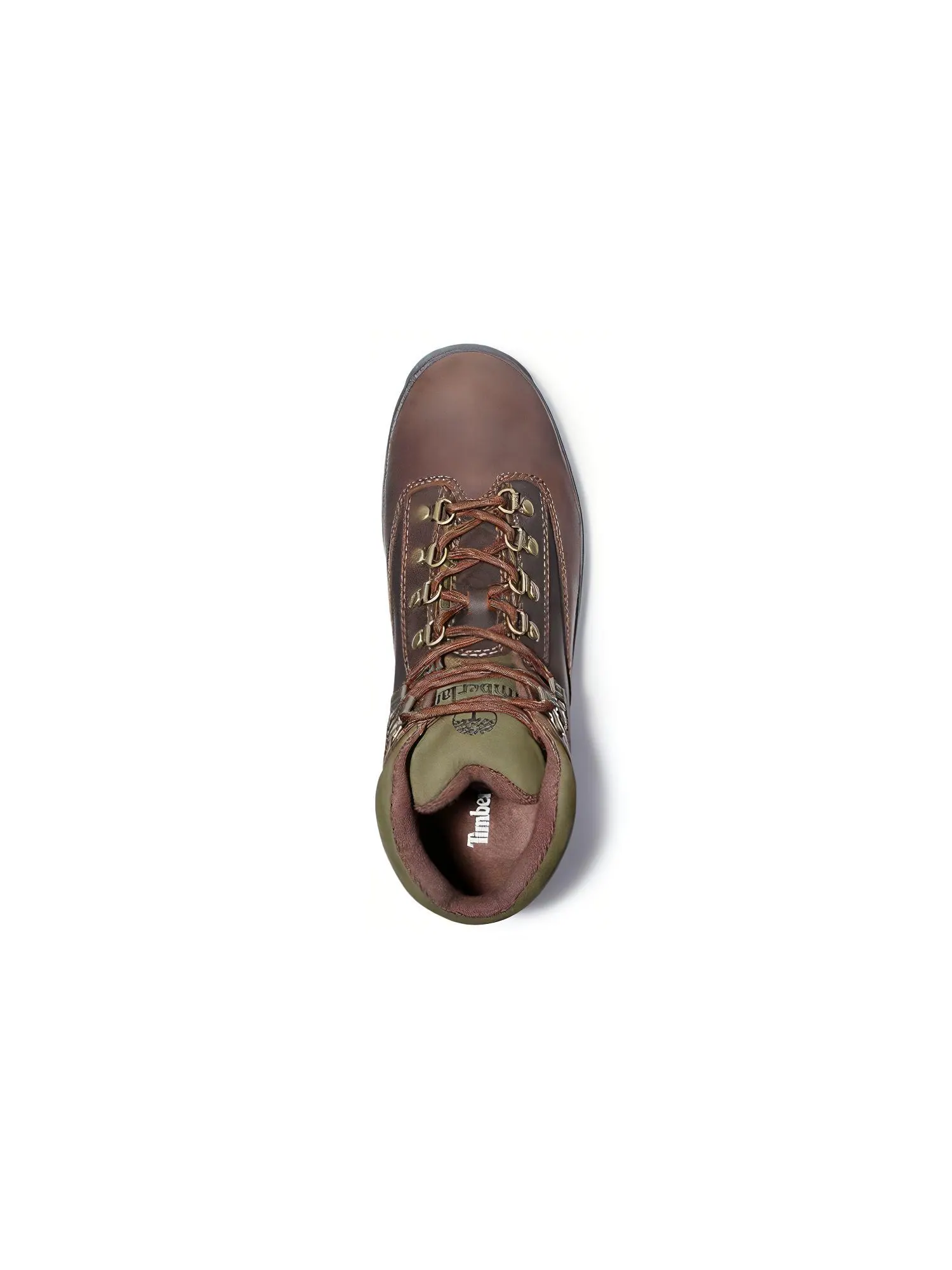 Ботинки мужские Timberland Euro Hiker Leather , кожаные — изображение 3 из 3, коричнево-зеленые