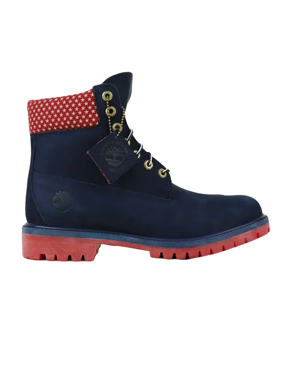 Ботинки Villa x Timberland 6 Inch — изображение 1 из 4, синий/красный
