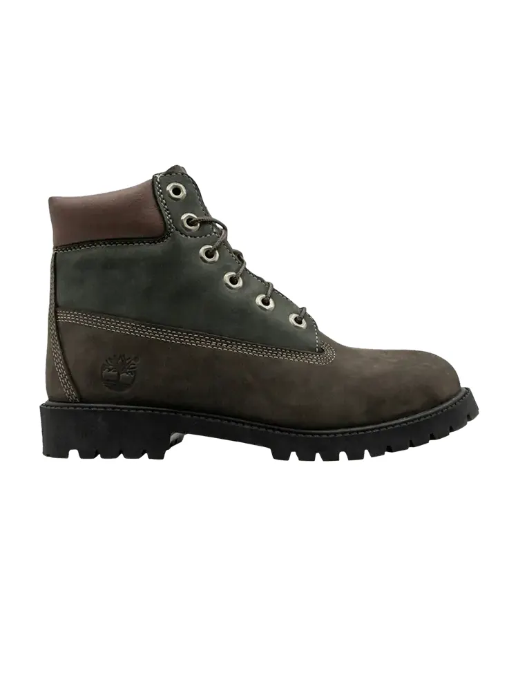 Ботинки Timberland 6 Inch Premium Boot Youth 'Dark Brown Green' — изображение 1 из 1