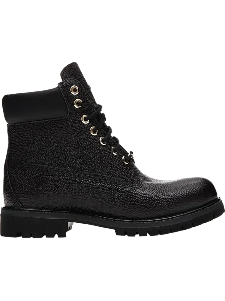 Ботинки мужские Timberland с тиснением на шнуровке — изображение 1 из 1, черный