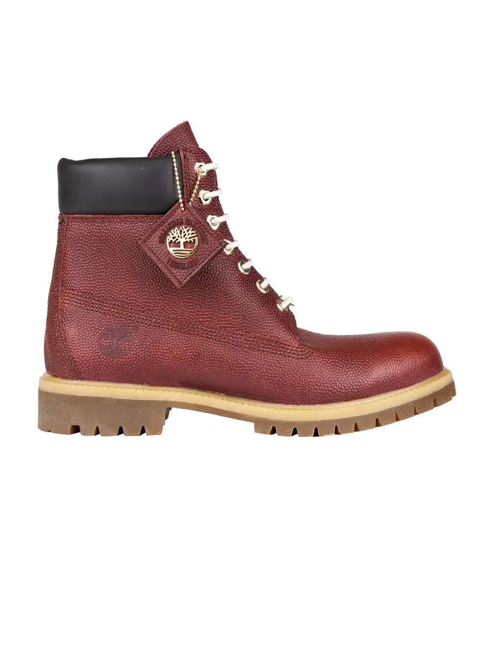 Ботинки кожаные Timberland Premium Football — изображение 1 из 1, бордовый/черный