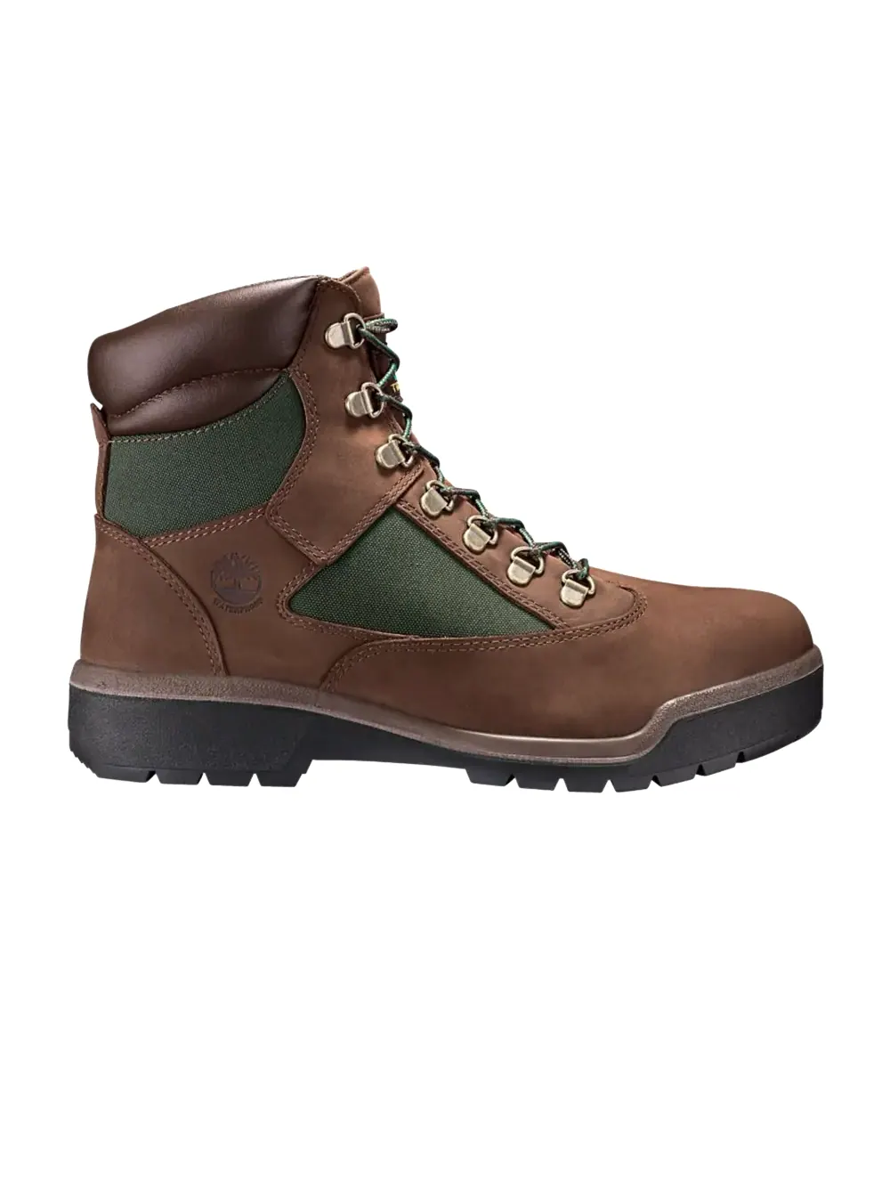 Ботинки Timberland 6 Inch Field на шнурках — изображение 1 из 1, коричневый/зеленый