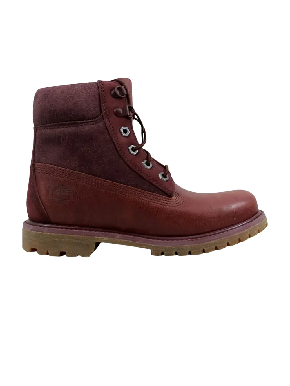 Ботинки женские Timberland Premium 6 Inch D Ring — изображение 1 из 1, бордовый