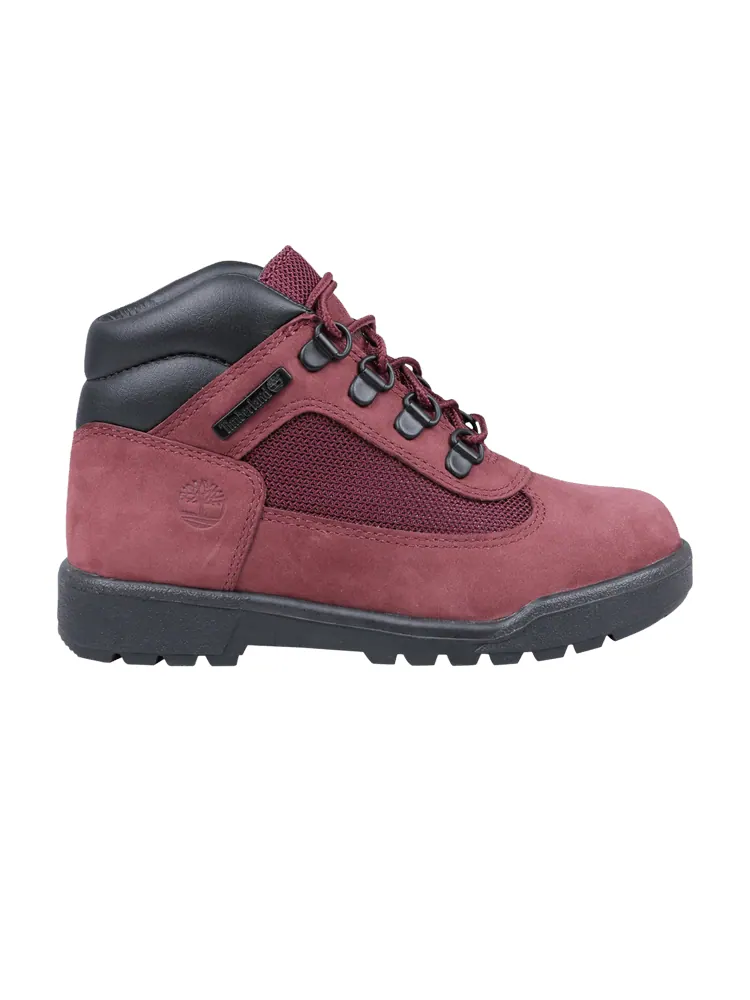 Ботинки Timberland Field Boot Youth 'Burgundy' — изображение 1 из 1, бордовый