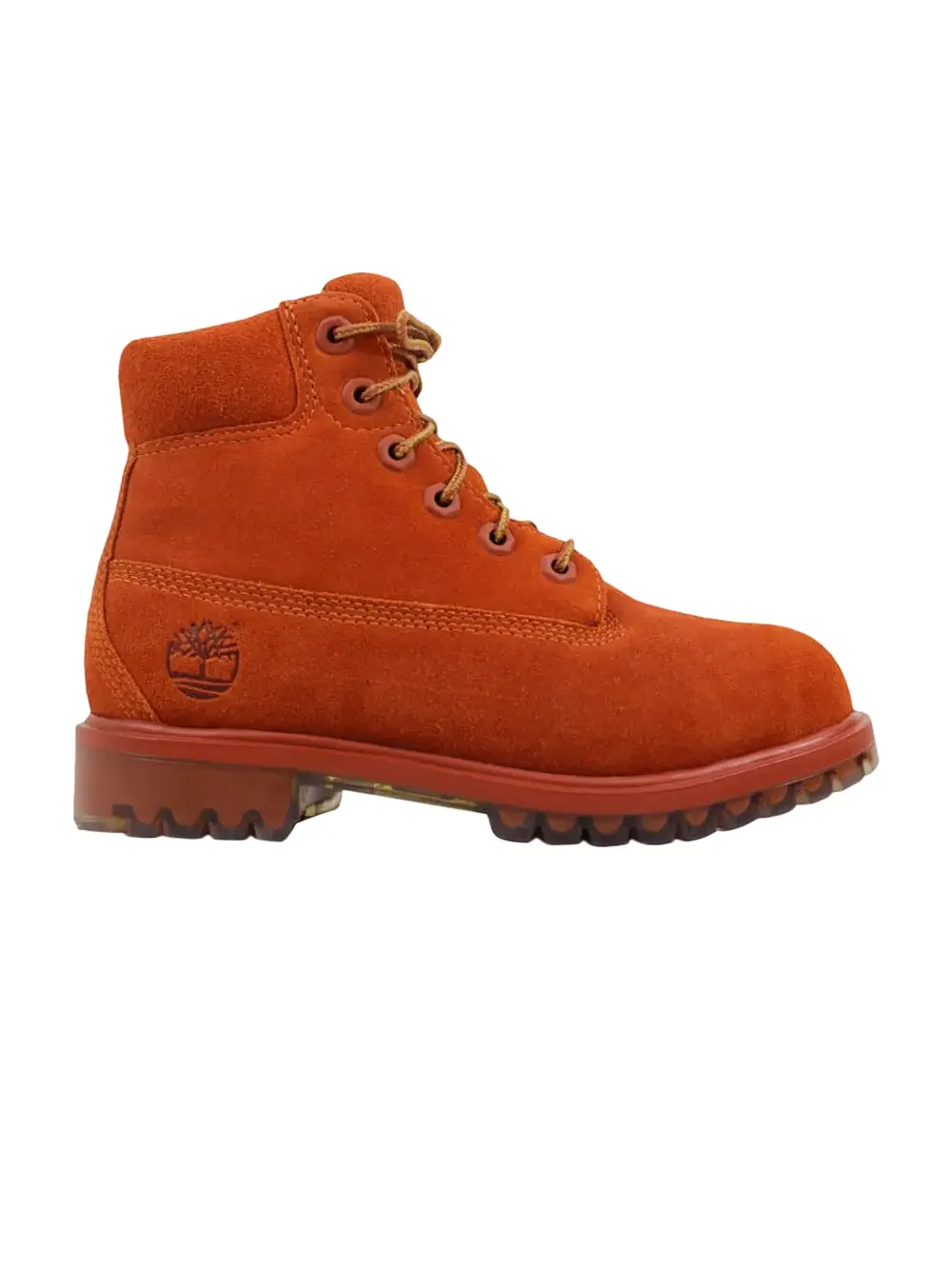 Ботинки Timberland Premium 6 Inch Suede Junior — изображение 1 из 1, темно-ржавчина