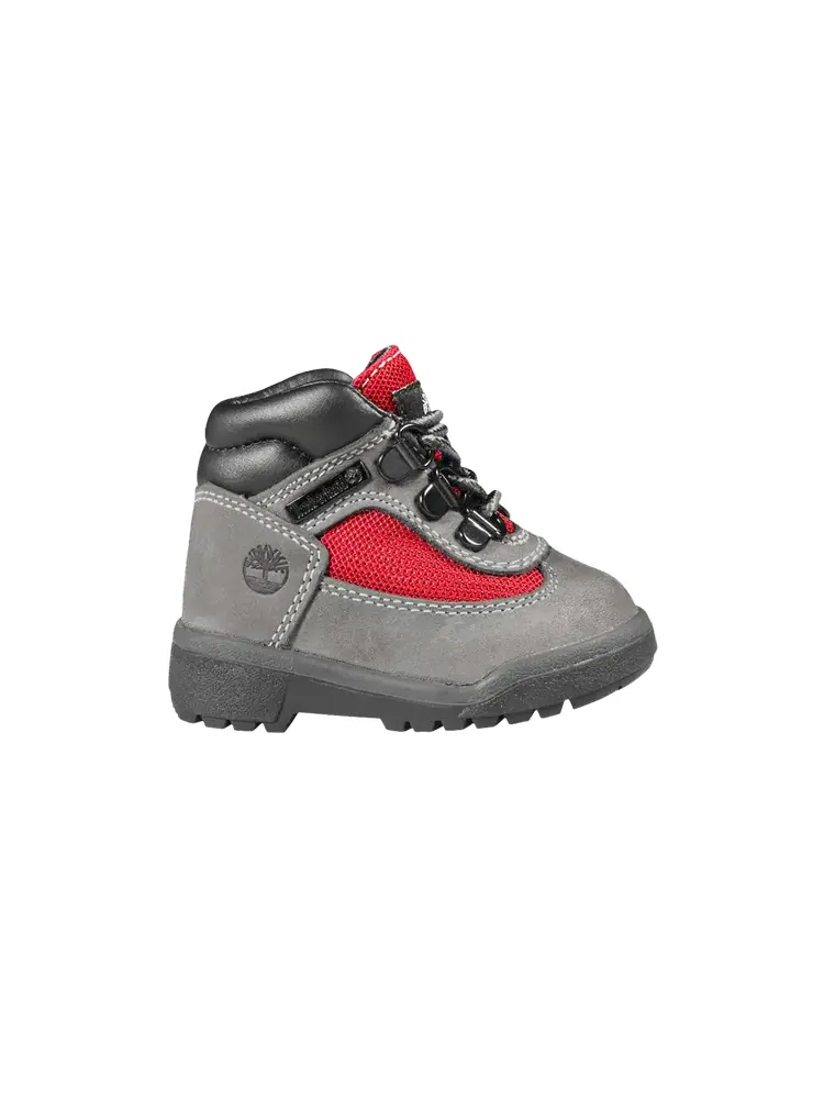 Ботинки Timberland Field Boot Mid Boot Toddler 'Grey Red' — изображение 1 из 1, серый/красный