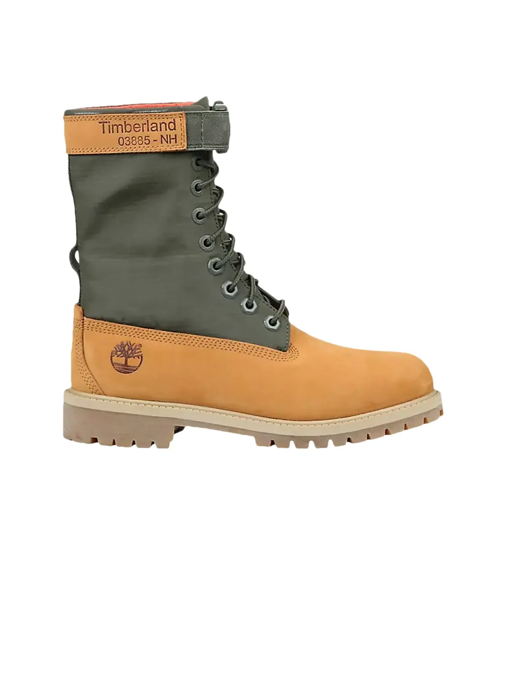 Ботинки Timberland Premium 6 Inch с гетрами, нубук — изображение 1 из 1, зеленый