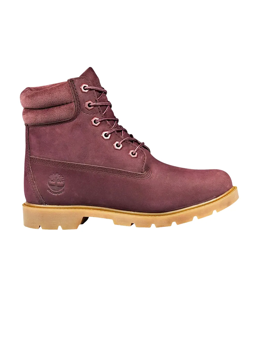 Ботинки женские Timberland 6 Inch Linden Woods — изображение 1 из 1, бордовый