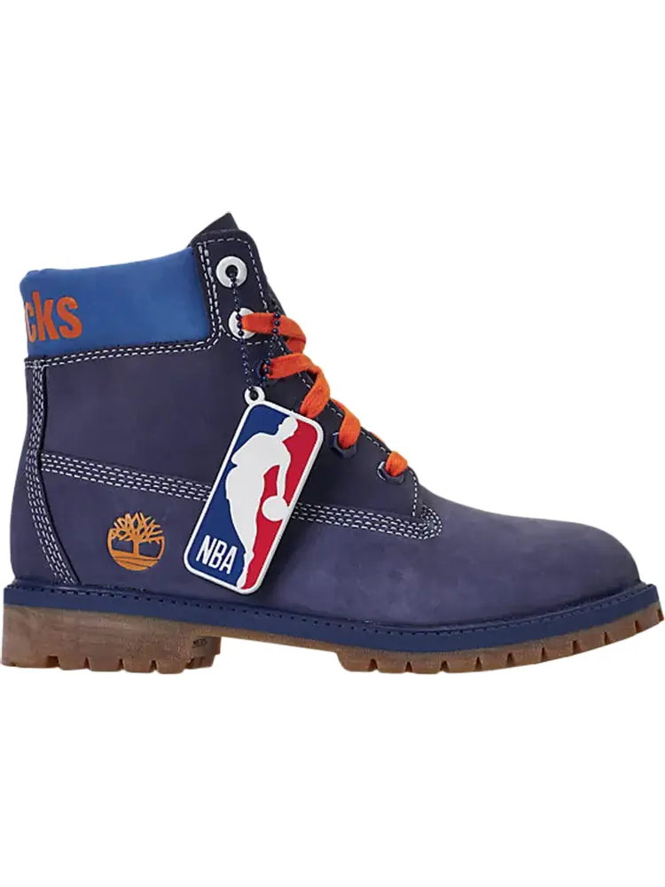 Ботинки мужские Timberland х NBA высокие с принтом — изображение 1 из 1, синий