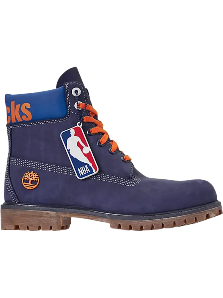 Ботинки мужские Timberland x NBA New York Knicks, кожаные — изображение 1 из 1, синий