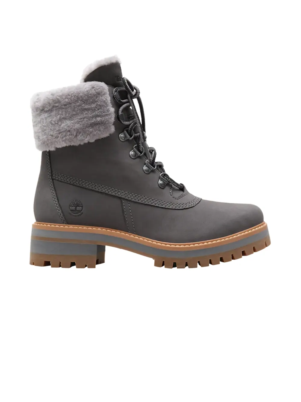 Ботинки женские Timberland 6 Inch Courmayeur Valley — изображение 1 из 1, серый