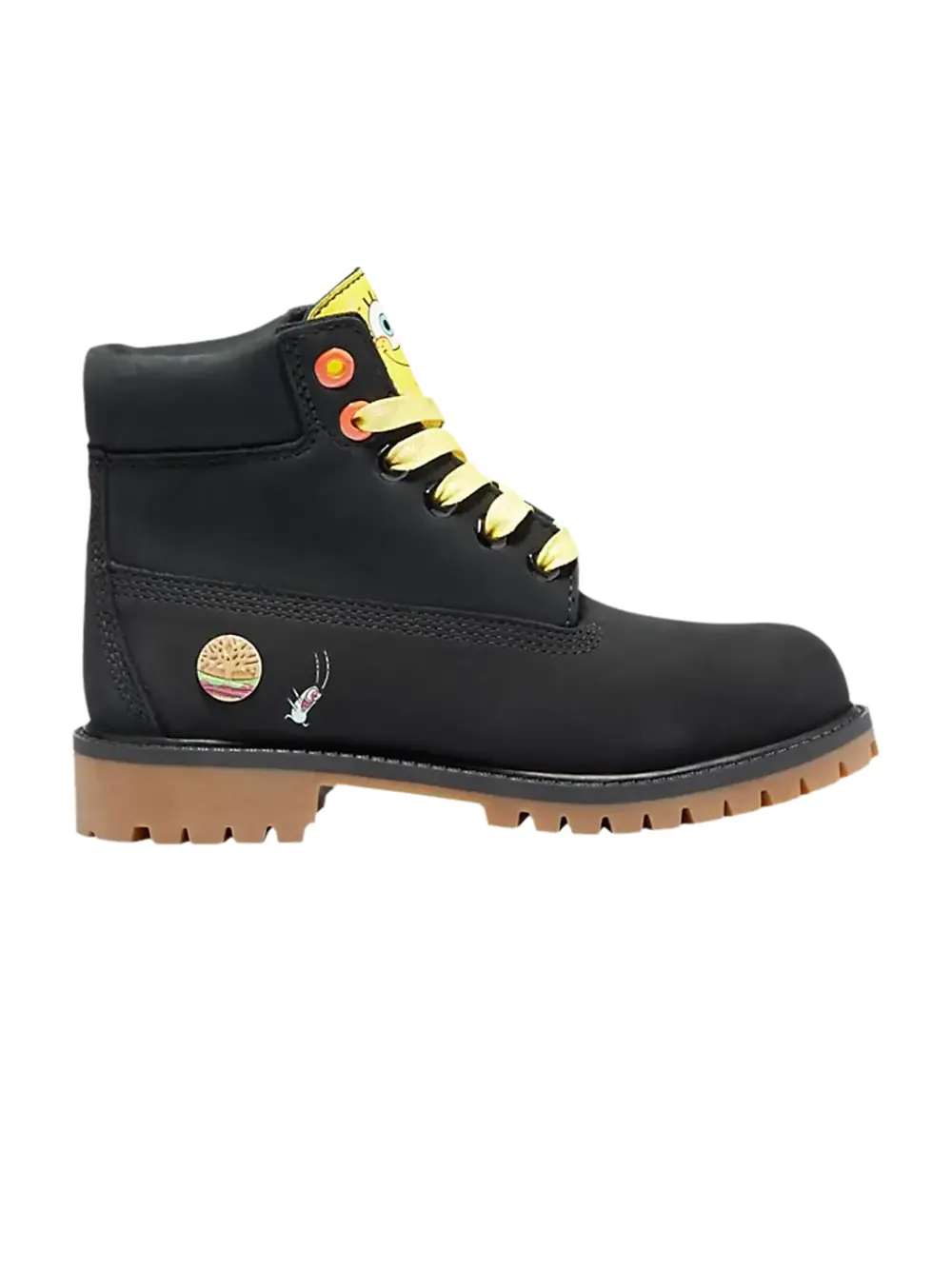 Ботинки Timberland SpongeBob SquarePants x Premium 6 Inch Junior, водонепроницаемые — изображение 1 из 1, черный