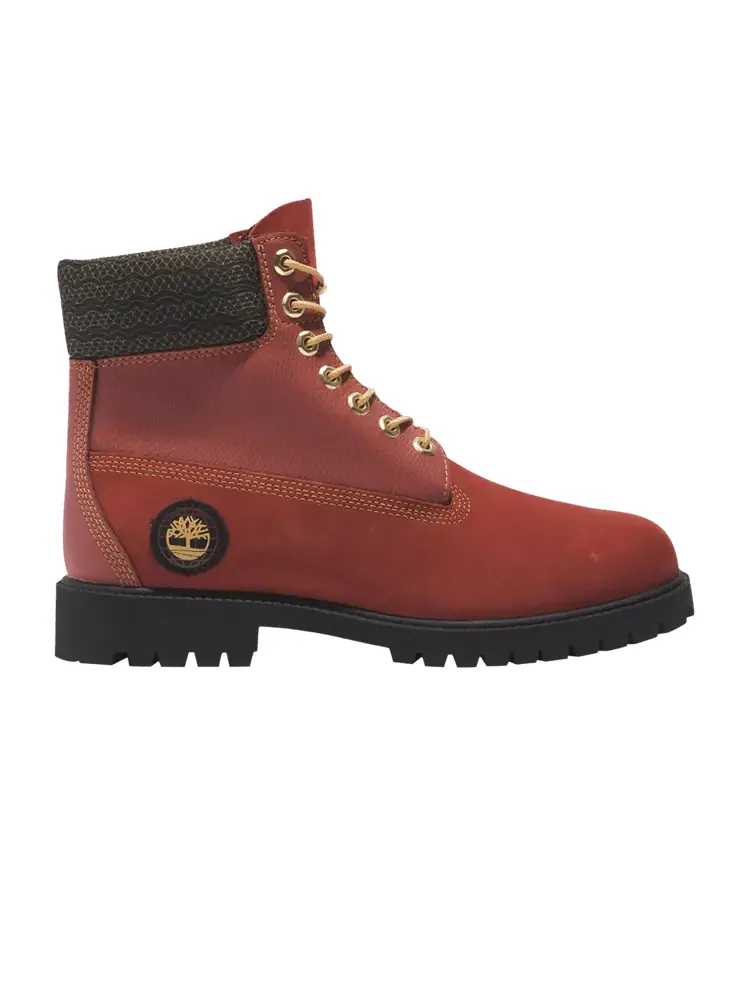 Мужские ботинки Timberland Premium Lunar New Year из нубука — изображение 1 из 1, красный