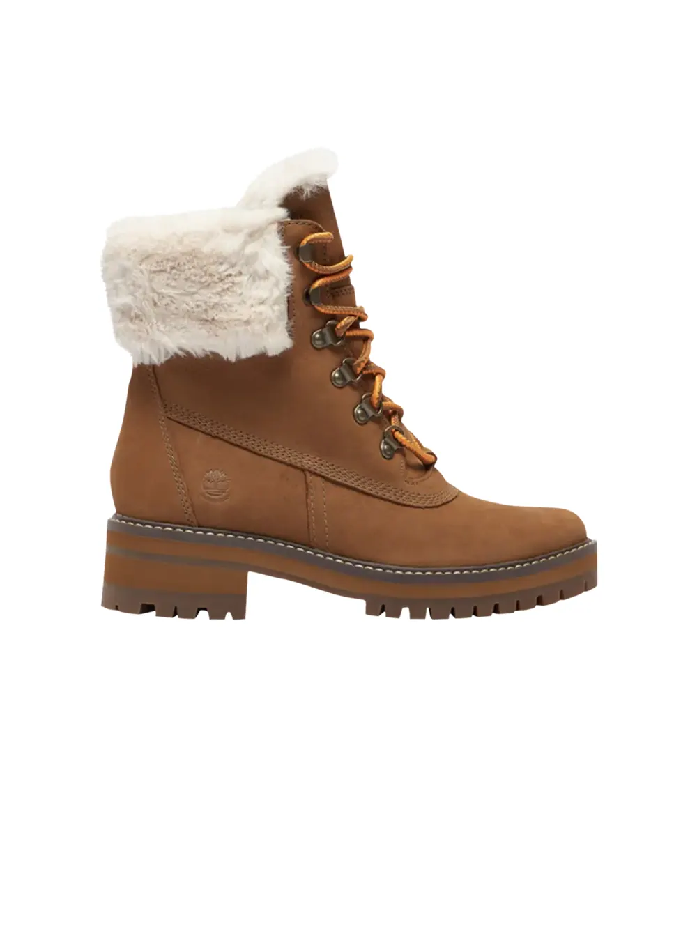 Ботинки женские Timberland 6 Inch Courmayeur Valley — изображение 1 из 1, коричневый/коричневый