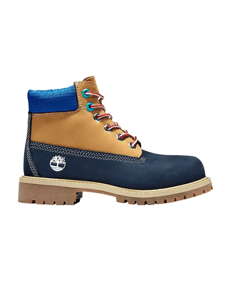 Ботинки Timberland Premium водонепроницаемые — изображение 1 из 1, оранжевый/синий