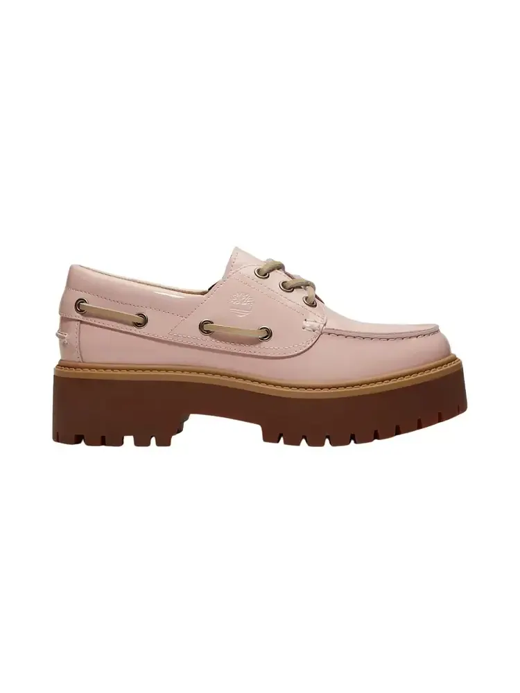 Женские туфли-лодочки Timberland Stone Street на платформе, лакированная кожа — изображение 1 из 1, розовый