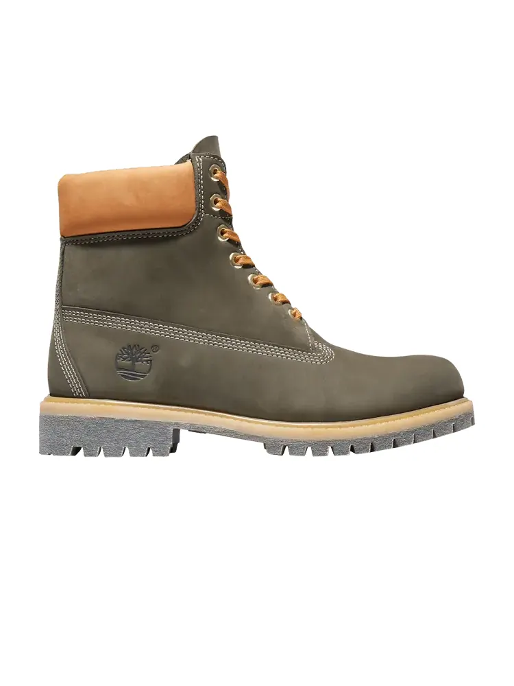 Ботинки Timberland Premium средней высоты из нубука — изображение 1 из 1, зеленый