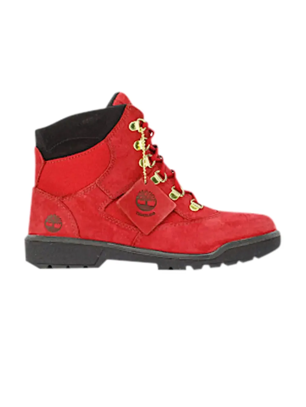 Ботинки Timberland 6 Inch Field, подростковые — изображение 1 из 1, темный красный