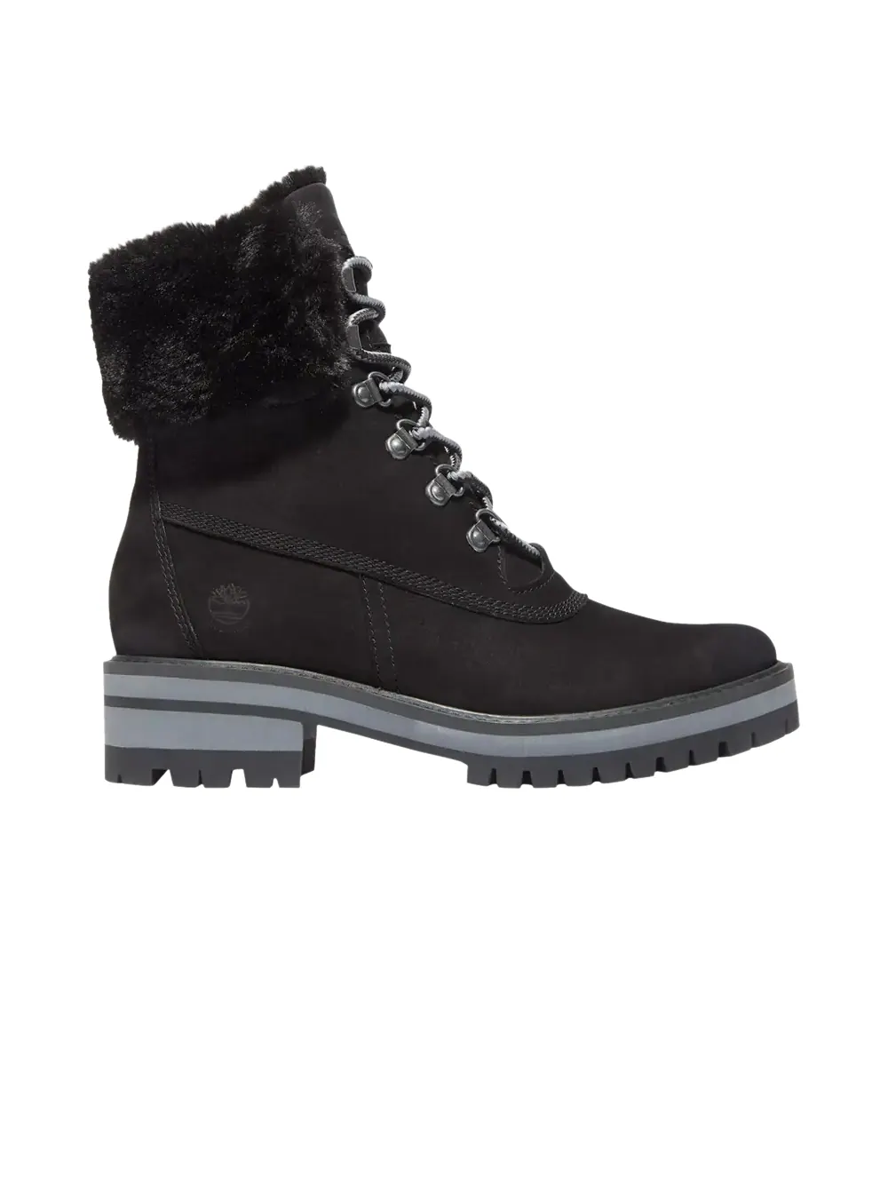 Ботинки женские Timberland Courmayeur Valley 6 Inch, с теплой подкладкой — изображение 1 из 1, черный