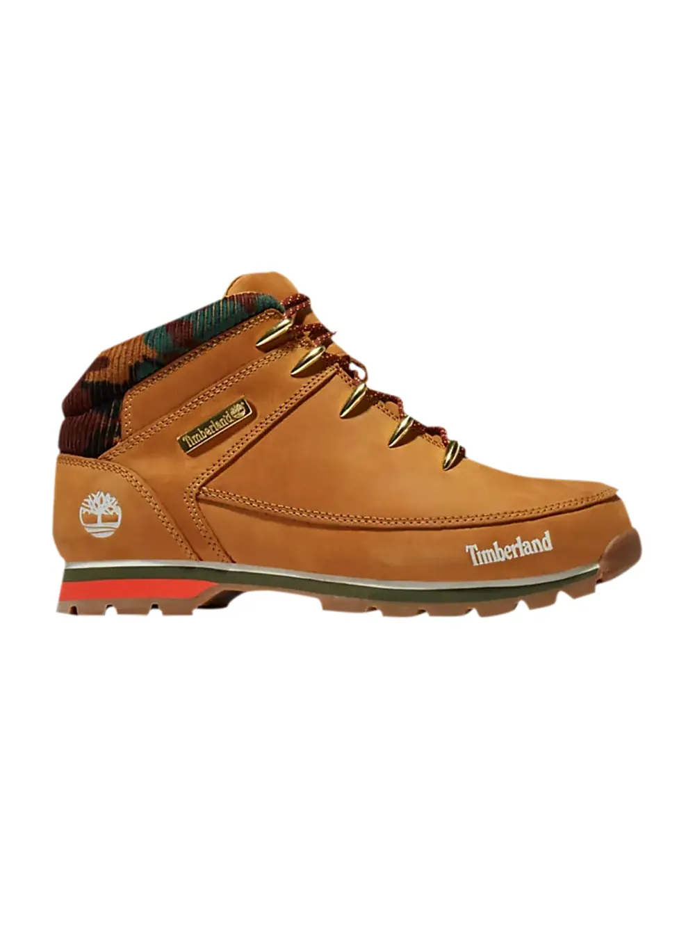Ботинки Timberland Euro Sprint Hiker Mid, нубук — изображение 1 из 1, пшеница