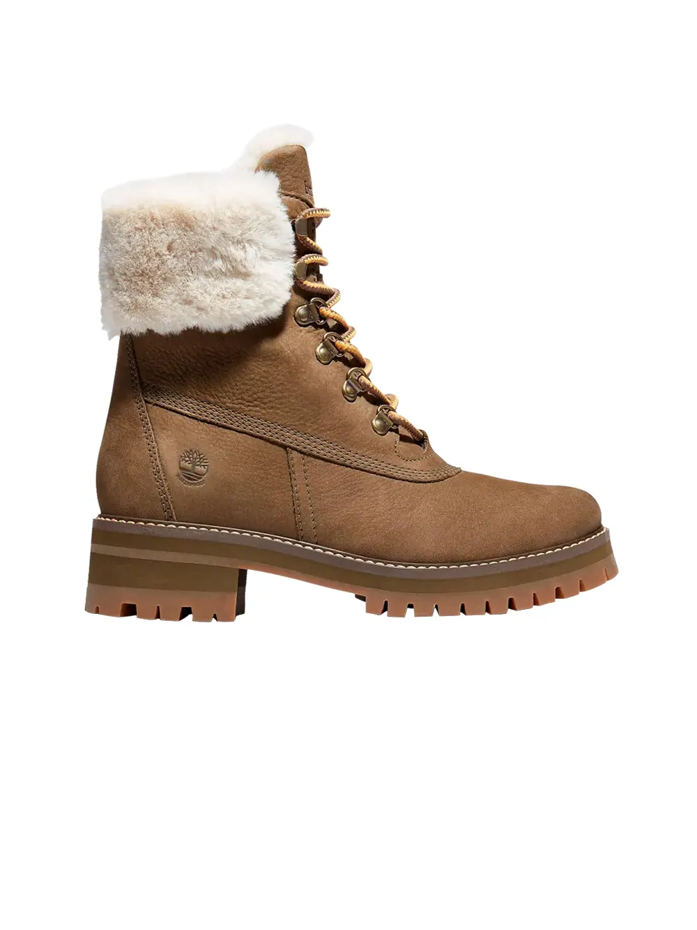 Ботинки женские Timberland Courmayeur Valley 6 Inch — изображение 1 из 1, оливковый